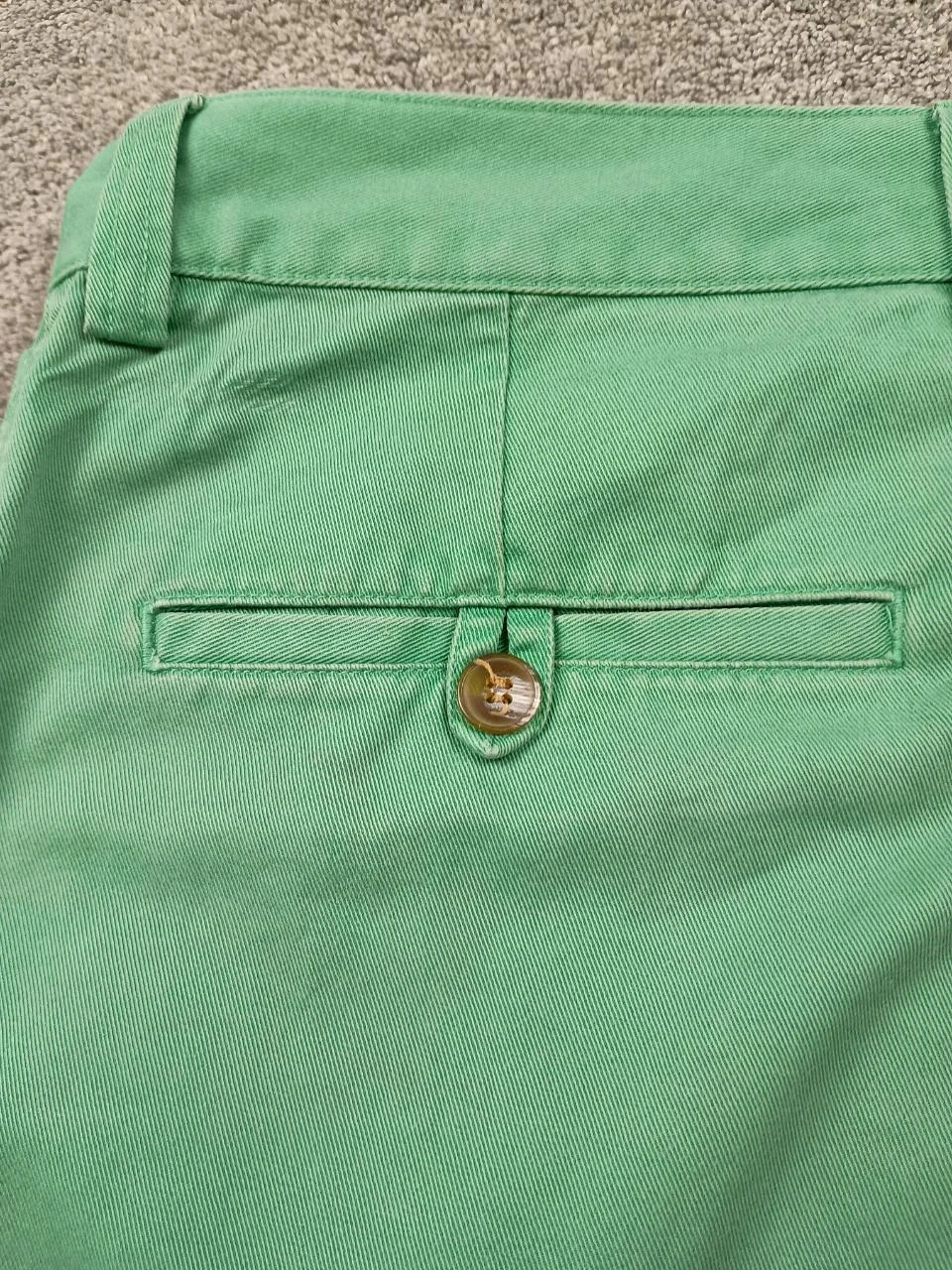 Lacoste Shorts Verde Chino Clássico Preppy Old Money 2000s – photo 14